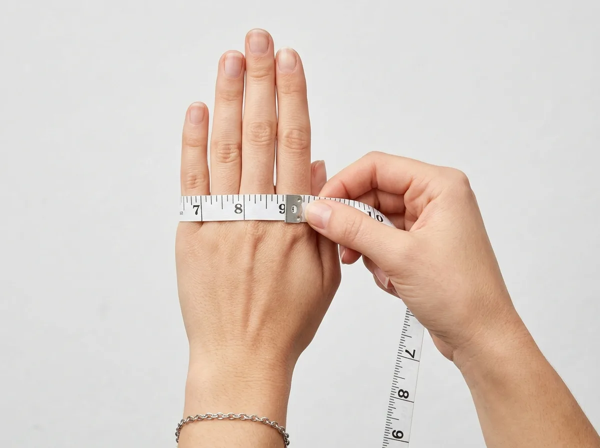 How to measure bangle size hand circumference measuring tape NYRISA