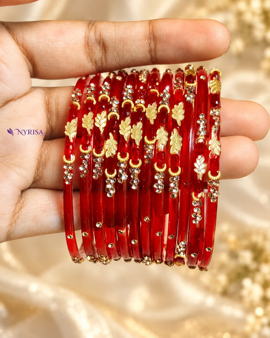 Kashmiri Pata Bahar Red