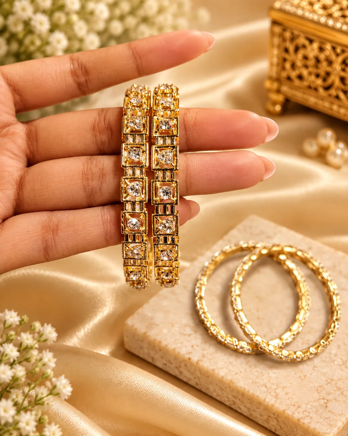 NYRISA Love Stone Kundan hover